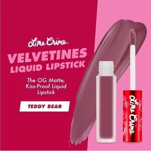 Lime Crime Liquid Matte Lipstick 
Teddy Bear Discontinued